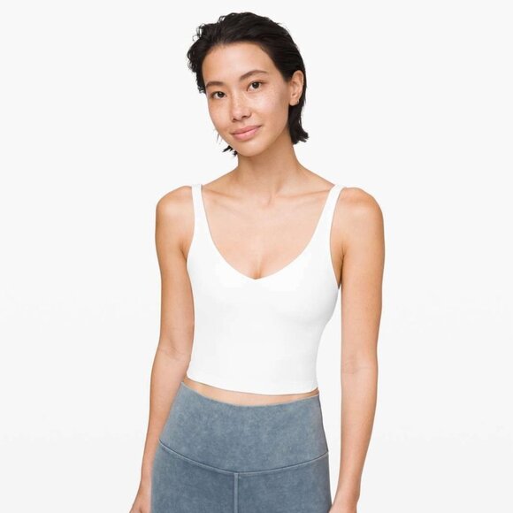 Lululemon White Align Tank Size 4 - Picture 1 of 5